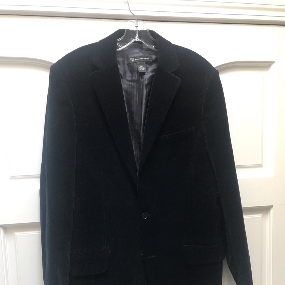 Beautiful mens black corduroy jacket 42 long